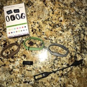 Original Fitbit Flex w/ 3 fashion bands & charger